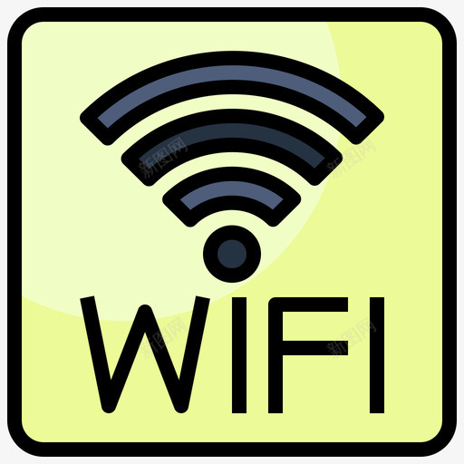 Wifi103博物馆线性颜色svg_新图网 https://ixintu.com 博物馆 线性 颜色
