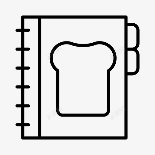 食谱书厨师烹饪svg_新图网 https://ixintu.com 食谱 厨师 烹饪 食物 厨房