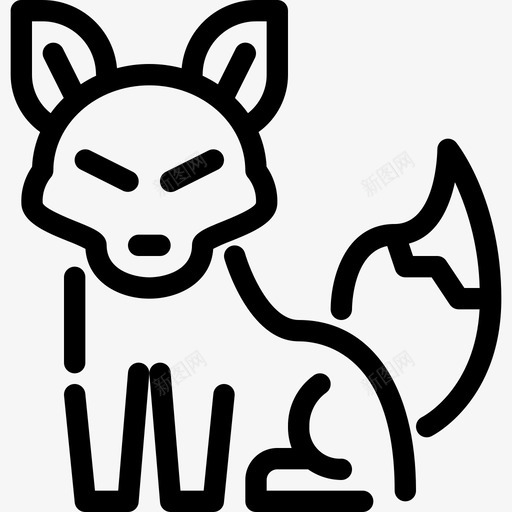 狐狸动物北海道svg_新图网 https://ixintu.com 北海道 狐狸 动物 日本 旅游 概况