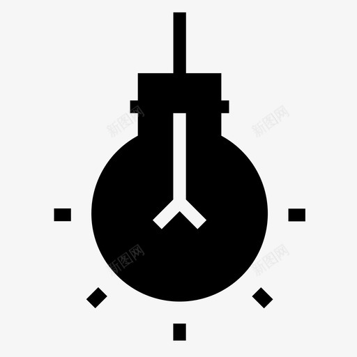 灯泡闪光灯灯svg_新图网 https://ixintu.com 灯泡 闪光灯