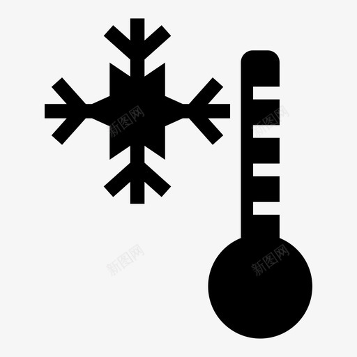温度摄氏度冷svg_新图网 https://ixintu.com 温度 摄氏度 冷热 温度计 天气