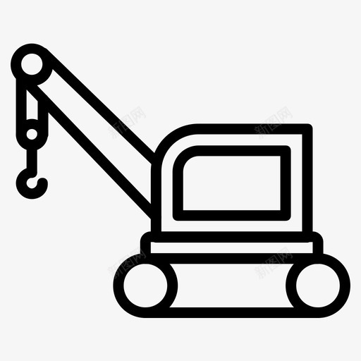 起重机汽车货物svg_新图网 https://ixintu.com 起重机 汽车 货物 克雷 雷恩 交货 装运