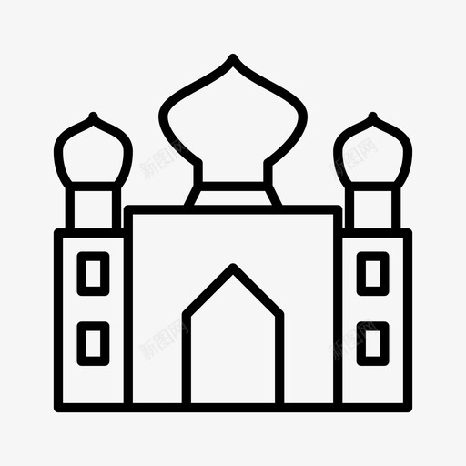 印度教印度马哈尔svg_新图网 https://ixintu.com 印度教 印度 马哈尔 哈尔 清真寺 宫殿 度假