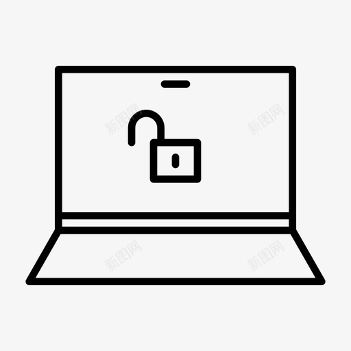笔记本电脑解锁免费技术svg_新图网 https://ixintu.com 笔记本 电脑 解锁 免费技术 锁定 不安全 办公设备 概述