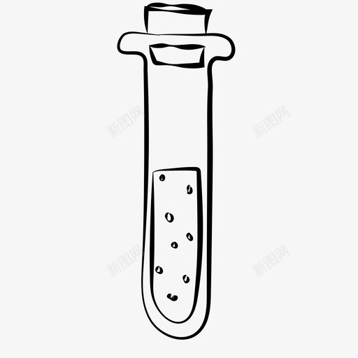 手绘试管实验玻璃svg_新图网 https://ixintu.com 手绘 试管 实验 玻璃 液体 科学