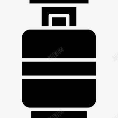气体气瓶储气罐图标