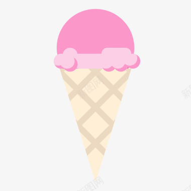 冰淇淋庆祝49平淡图标