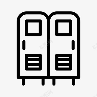教育储物柜保险箱图标