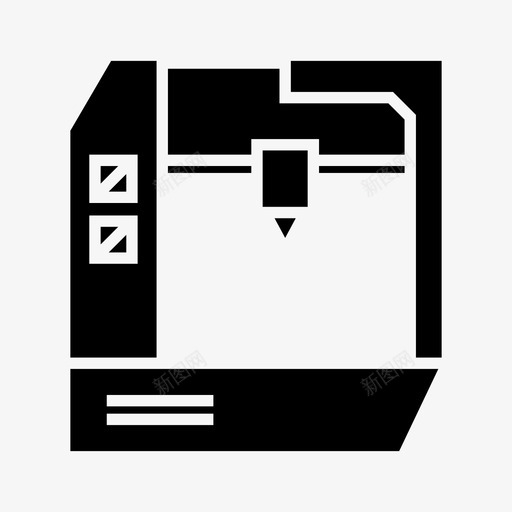 3d打印机仪器机器svg_新图网 https://ixintu.com 打印机 机器 仪器 机器制 制造业 机器人
