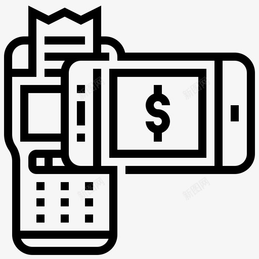 智能手机支付无现金数字svg_新图网 https://ixintu.com 智能 手机 支付 无现金 数字 数字机 机器 社会