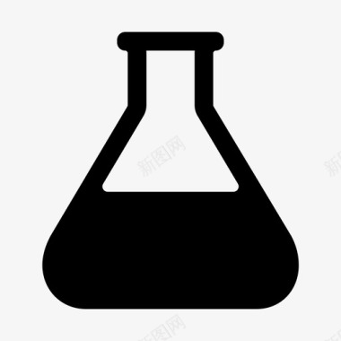 烧瓶化学混合物图标
