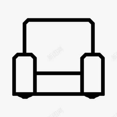 沙发座椅坐椅图标