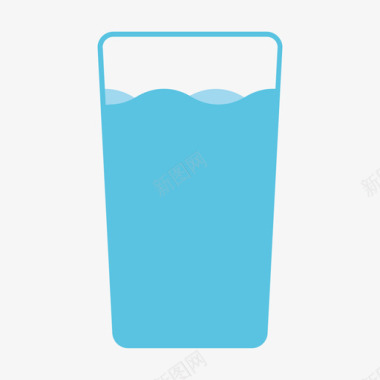 水杯背景图标