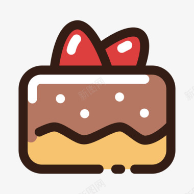 方块蛋糕图标