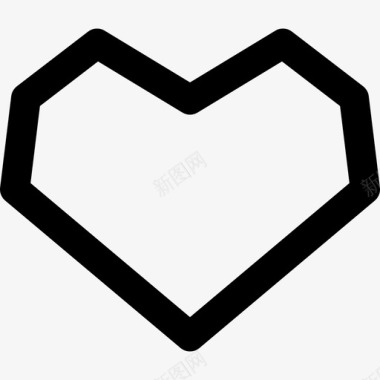 心脏ui超基本线性图标