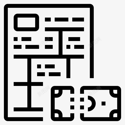 税务会计余额svg_新图网 https://ixintu.com 税务会计 余额 付款 工作 作表 业务 大纲 图标