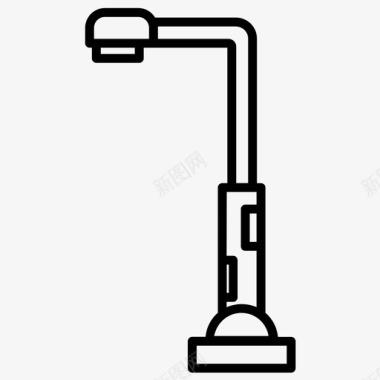 路灯路标粗体线条集529图标