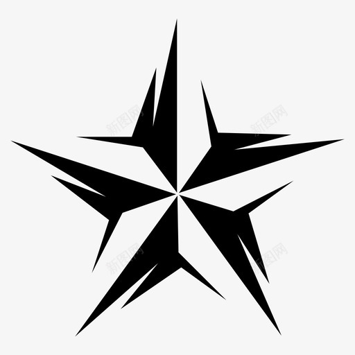 星星部落图案星星图案星星纹身svg_新图网 https://ixintu.com 星星 部落 图案 纹身 集合 几何 线条 矢量 矢量图 图标