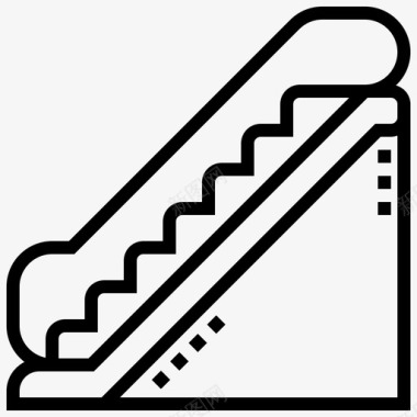 自动扶梯电子梯子图标