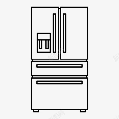 冰箱家用电器厨房用具图标