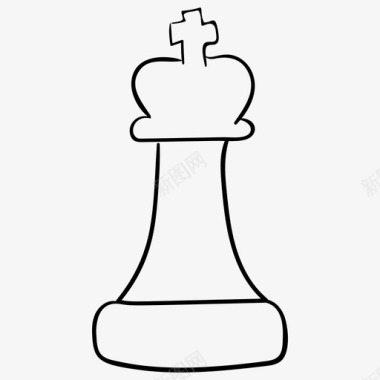 战略棋盘游戏国际象棋图标