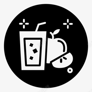 苹果酒饮料苹果汁饮料图标