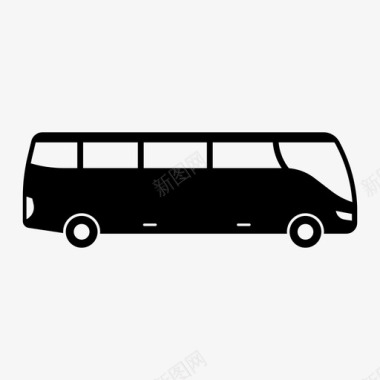 公共汽车城际客运图标