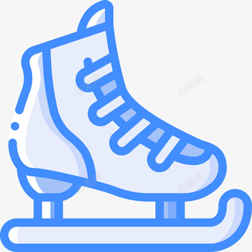 溜冰冬季时间4蓝色svg_新图网 https://ixintu.com 溜冰 冬季 时间 蓝色
