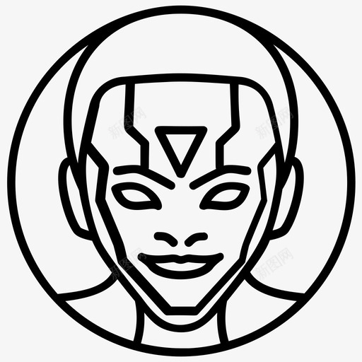 机械人人工智能类人svg_新图网 https://ixintu.com 机械 人工智能 类人 人机 机器人 超级 英雄 恶棍 表情 符号