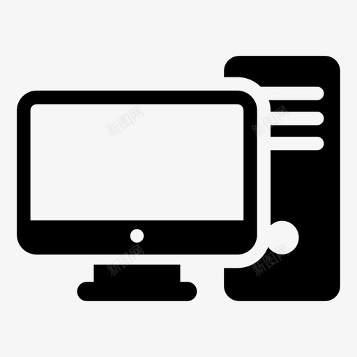 个人电脑电脑桌面svg_新图网 https://ixintu.com 显示器 个人电脑 电脑 电脑桌 桌面 计算机 硬件 立体 矢量 矢量图 图标