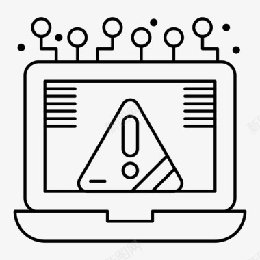 连接犯罪网络图标