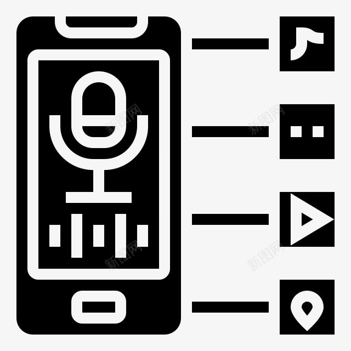语音控制命令识别svg_新图网 https://ixintu.com 语音 控制 命令 识别 智能