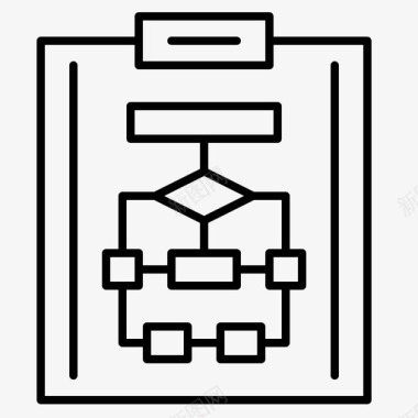纸张分析纸板图标