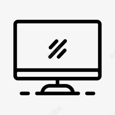 电脑电子显示器设备图标