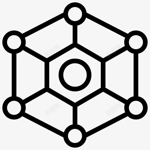 原子生物化学键svg_新图网 https://ixintu.com 原子 生物 生物化 生物化学 化学键 分子 多边形 干细胞