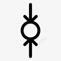 碰撞图形会合箭头圆高清图片