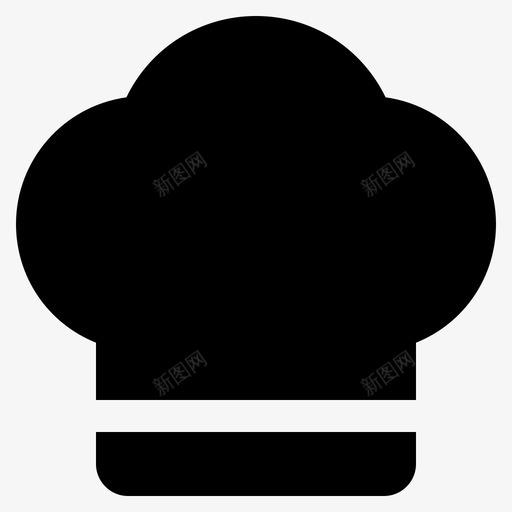 帽子厨师帽子厨师长厨师长svg_新图网 https://ixintu.com 厨师长 帽子 厨师 厨房 厨房用具 餐厅 固体