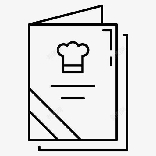 食物菜单食物列表菜单书svg_新图网 https://ixintu.com 食物 菜单 列表 餐厅 用餐 选择 饮料 线图 图标