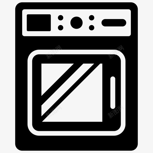 干衣机自动干衣机电器svg_新图网 https://ixintu.com 干衣机 自动 电器 家用电器 房屋 清洁 字形 图标