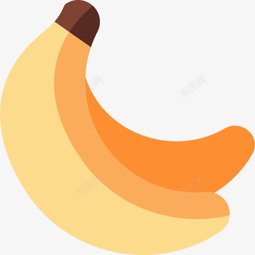 香蕉水果和蔬菜65扁平svg_新图网 https://ixintu.com 香蕉 水果 蔬菜 扁平