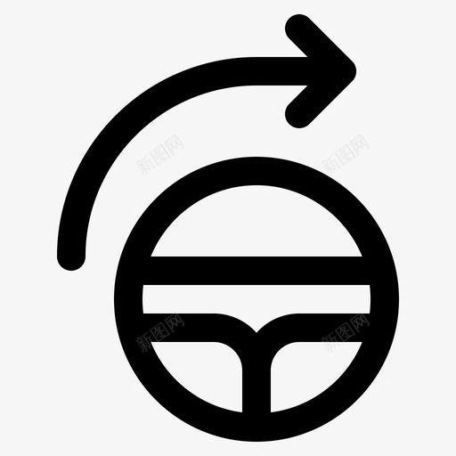 方向盘右方向驾驶svg_新图网 https://ixintu.com 方向盘 右方 方向 驾驶 导航 交通 交通车 车辆 街道 左右