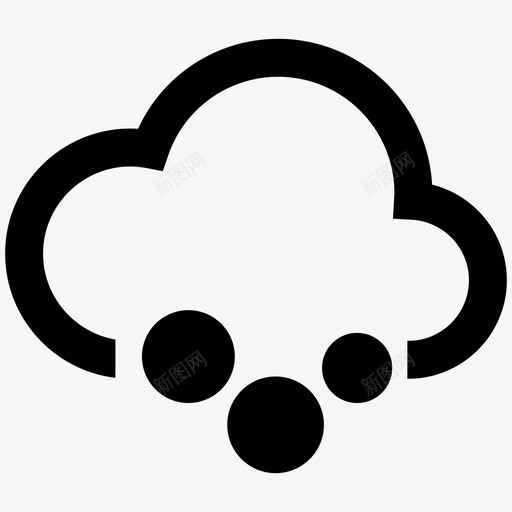 天气17冰雹svg_新图网 https://ixintu.com 天气 冰雹