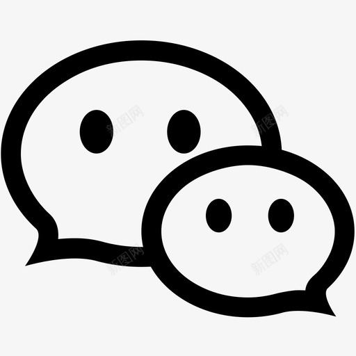 微信管理svg_新图网 https://ixintu.com 微信 管理