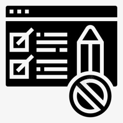黑名单块检查图标