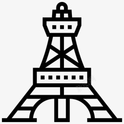 东京塔日本地标图标