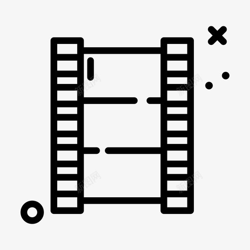 负片照片视频线性svg_新图网 https://ixintu.com 负片 照片 视频 线性