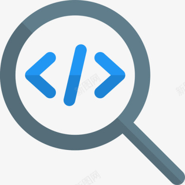 搜索网络应用程序编程4平面图标