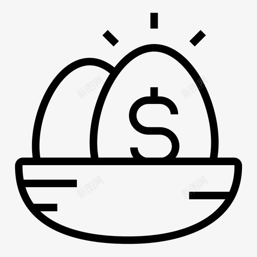 基金商业鸡蛋svg_新图网 https://ixintu.com 商业 基金 鸡蛋 金融投资 金融