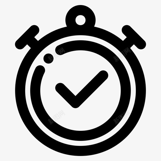 时间成功检查时钟svg_新图网 https://ixintu.com 时间 成功 检查 时钟 完成 小时