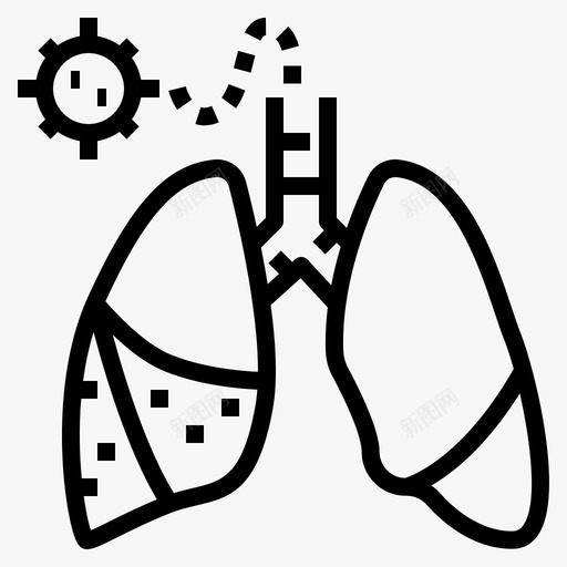 病毒感染冠状病毒covid19svg_新图网 https://ixintu.com 病毒 感染 冠状